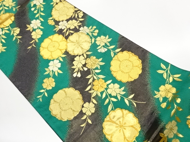 JAPANESE FUKURO OBI / WOVEN WEEPING SAKURA